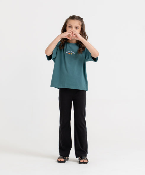 Girls' Flower Tee