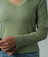 Women's V-Neck Lace Top