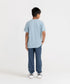 Boys' Melange Raw Edges Tee
