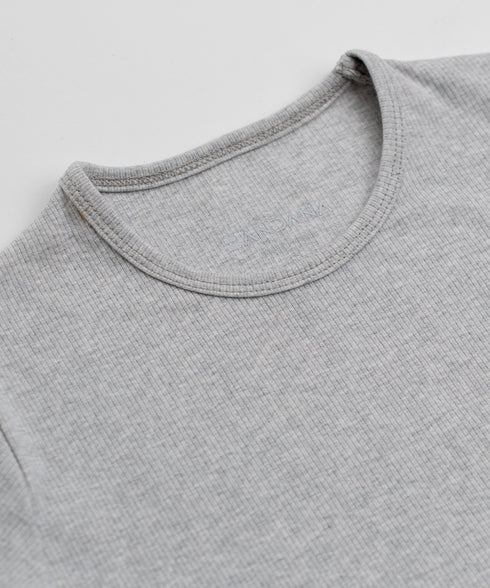 Girls' Rib Lace Tee
