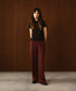 Women's LuxeStretch Pin Tucks Pants