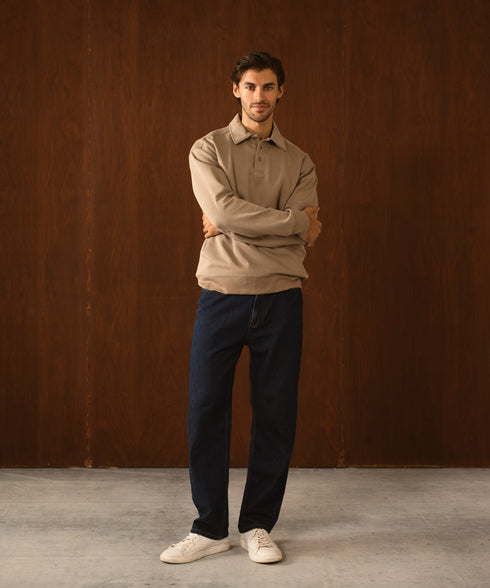 Men's Tech Spacer Collared Sweatshirt