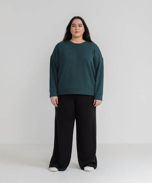 Women's Plus LuxeStretch Sweatshirt