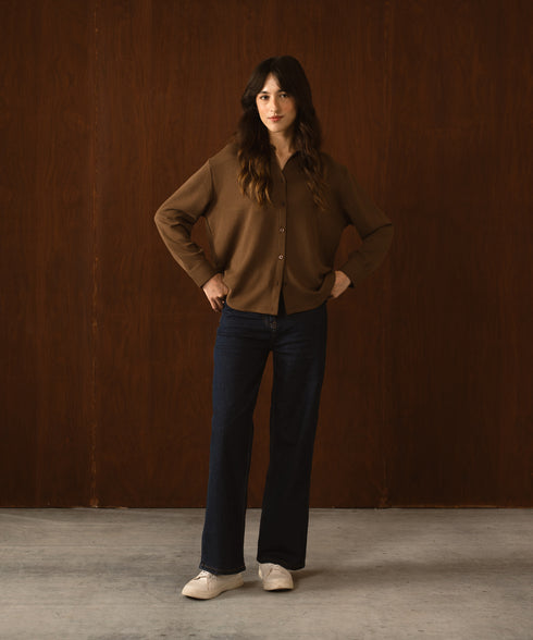 Women's LuxeStretch Button Down Shirt