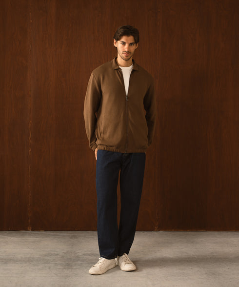 Men's LuxeStretch Collared Jacket