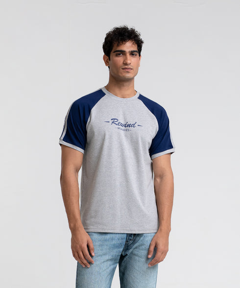Men's Raglan Stripe Tee