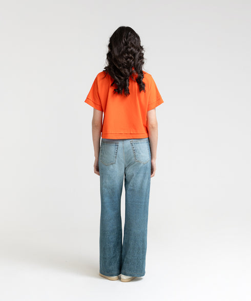 Women's Cropped Panel Tee