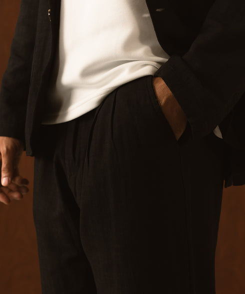 Men's Linen Tailored Pants