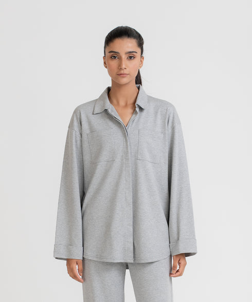 Women's Pocket Button Down Set