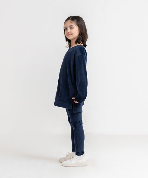 Girls' Velour Leggings