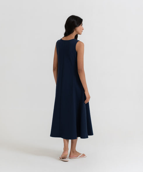 Women's Sleeveless Flared Dress