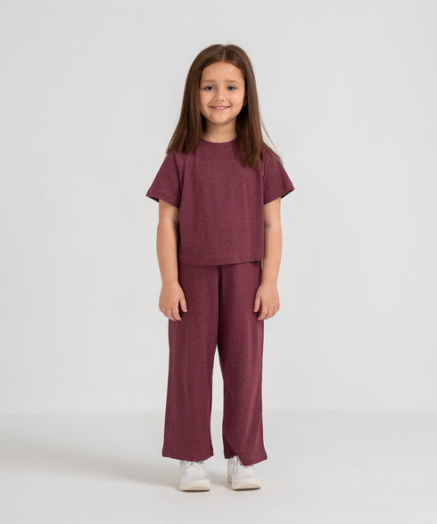 Girls' Cropped Pajama Set