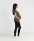 Women's Maternity/Nursing Zipper Tee