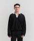 Men's Towel Terry Collared Sweatshirt