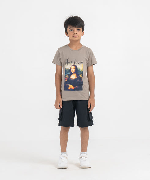 Kids' Mona Lisa Boxy Tee