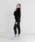 Women's Velvet Half Zip Sweatshirt