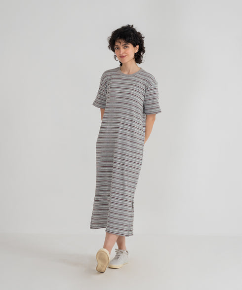 Women's Striped T-Shirt Dress