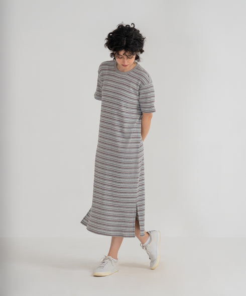 Women's Striped T-Shirt Dress