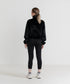 Women's Velvet Half Zip Sweatshirt