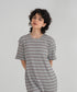 Women's Striped T-Shirt Dress