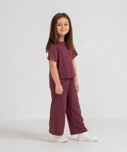 Girls' Cropped Pajama Set