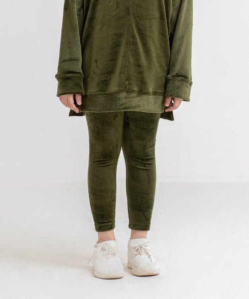 Girls' Velour Leggings