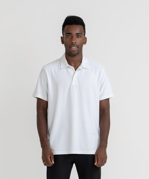 Men's B-Fit Solid Mesh Polo