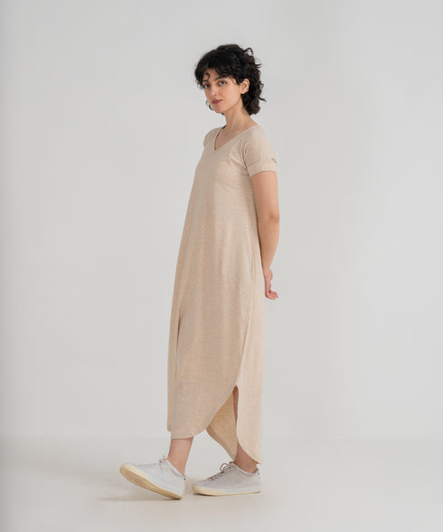 Women's V-Neck Maxi Dress