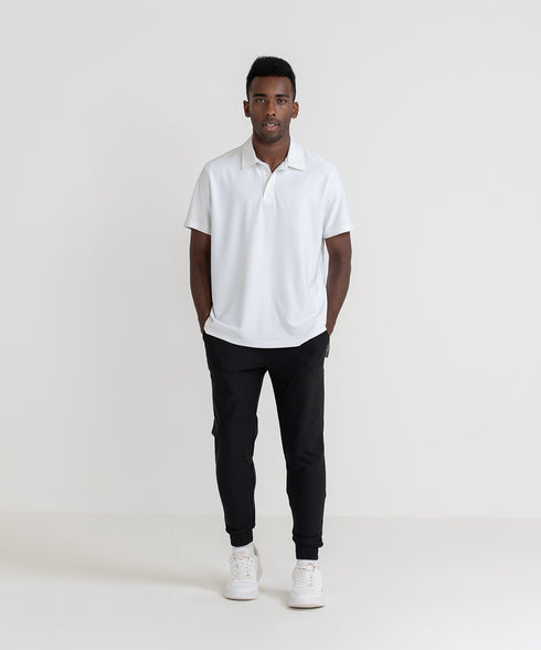 Men's B-Fit Solid Mesh Polo