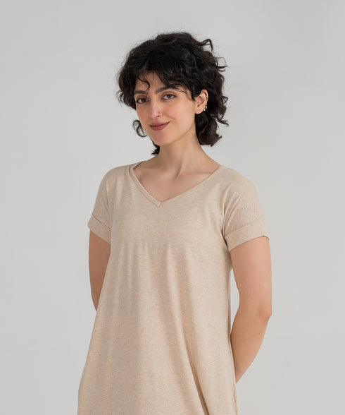 Women's V-Neck Maxi Dress