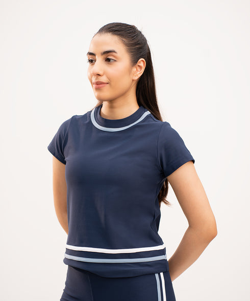 Women's Contrast Tape Tee