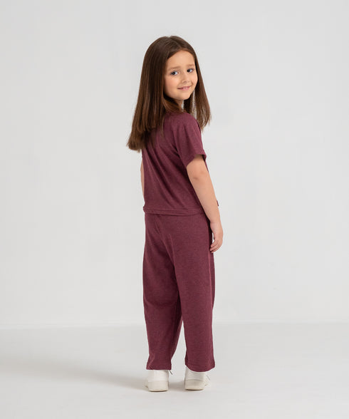 Girls' Cropped Pajama Set