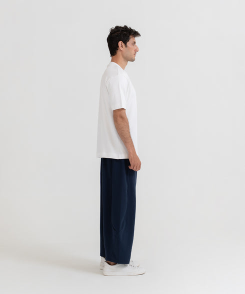 Men's Barrel Leg Cropped Pants