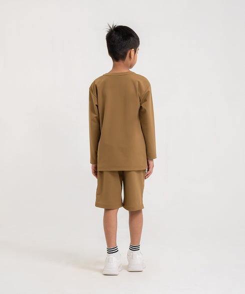 Kid's B-Fit Drop Shoulder Full Sleeve Tee