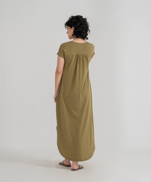 Women's V-Neck Maxi Dress