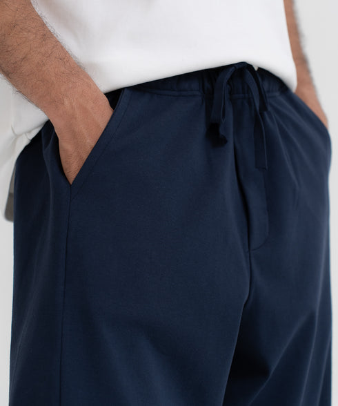 Men's Barrel Leg Cropped Pants