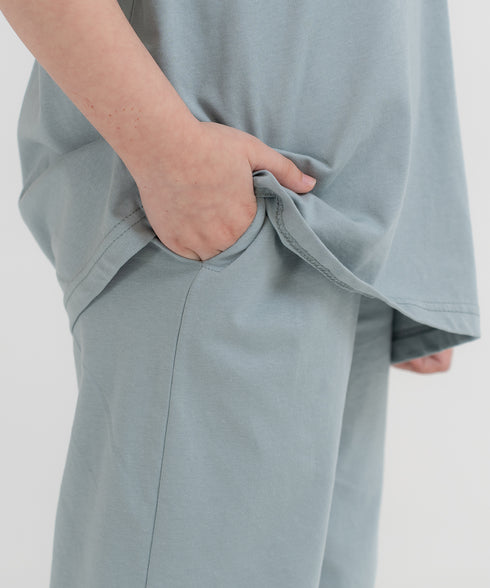 Girls' Pleated Hem Pants