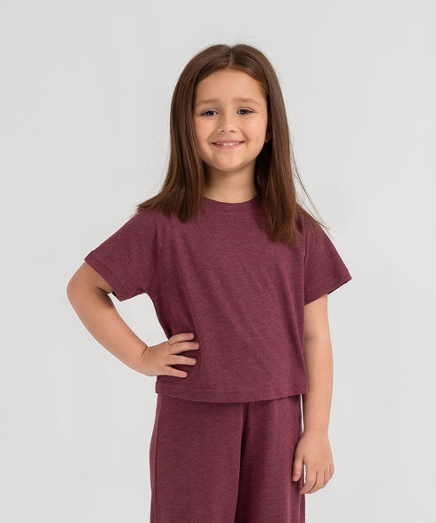 Girls' Cropped Pajama Set