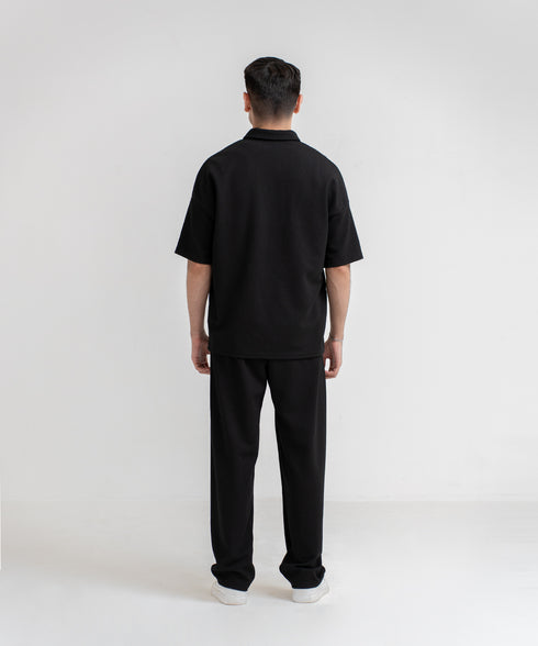 Men's Waffle Half Zip Shirt