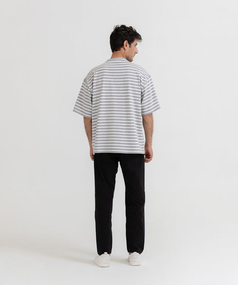 Men's Striped Oversized Tee