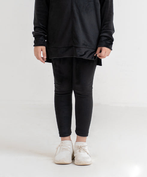 Girls' Velour Leggings