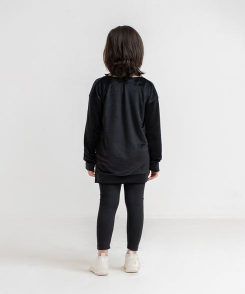 Girls' Velour Leggings