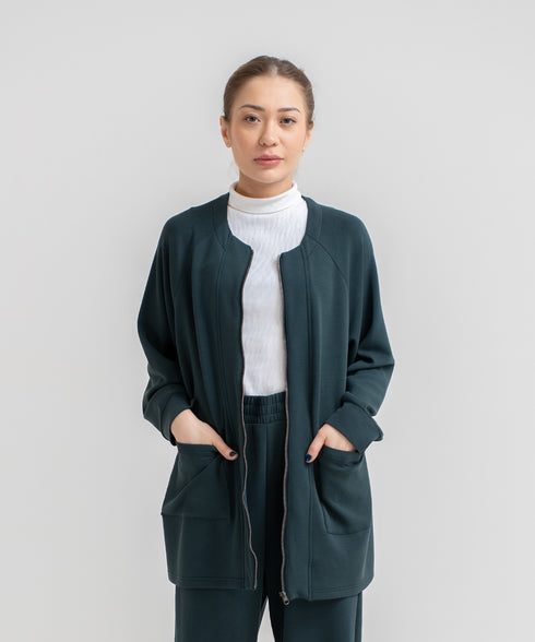 Women's LuxeStretch Zipper Sweatshirt