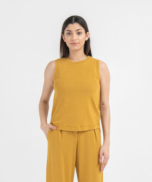 Women's Linen Tank Top