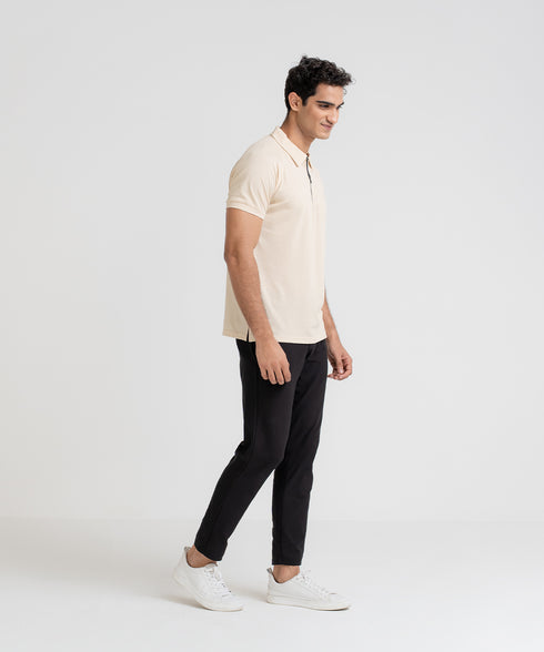 Men's Zipper Polo Shirt