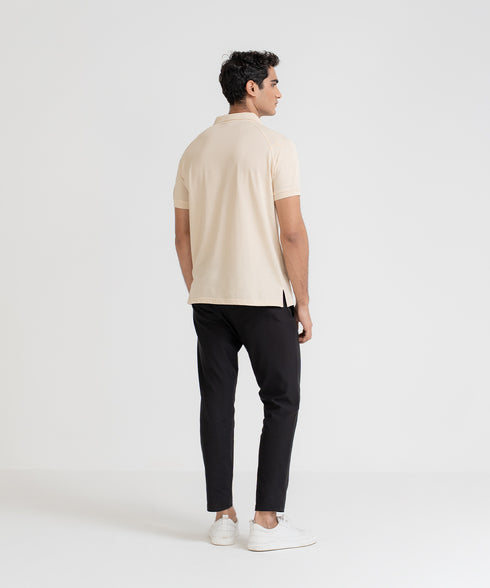 Men's Zipper Polo Shirt