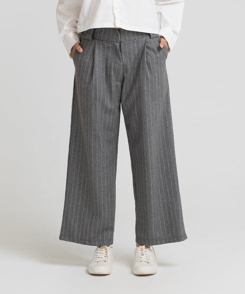 Women's Striped Tweed Pants