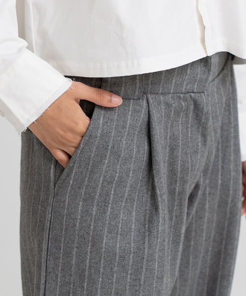 Women's Striped Tweed Pants