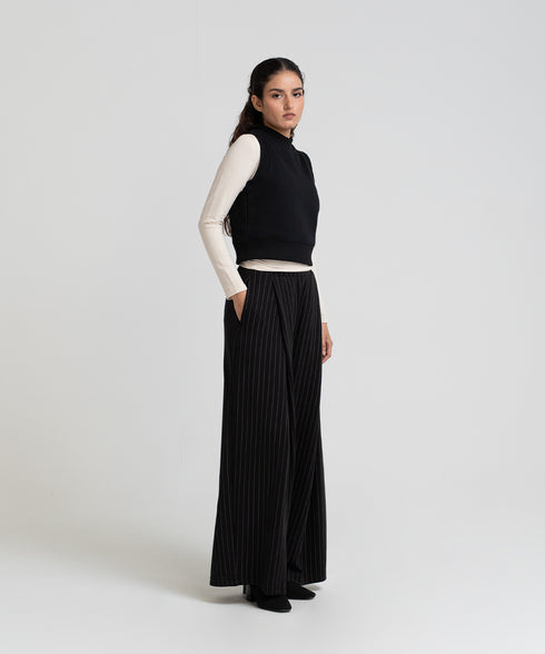 Women's Brushed Spacer Cropped Vest