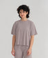 Women's Ribbed Slit Tee